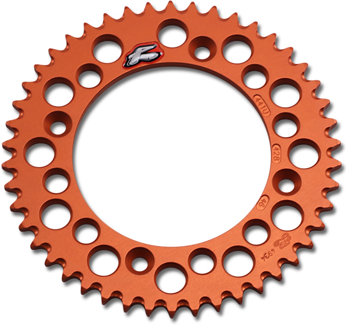 7075-T6 Aluminum 46T Rear Sprocket Orange - Click Image to Close