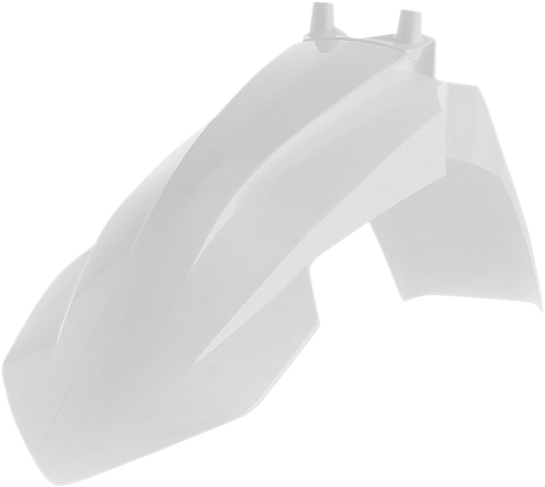 Front Fender 20 White Plastic by Acerbis Fits KTM - Click Image to Close