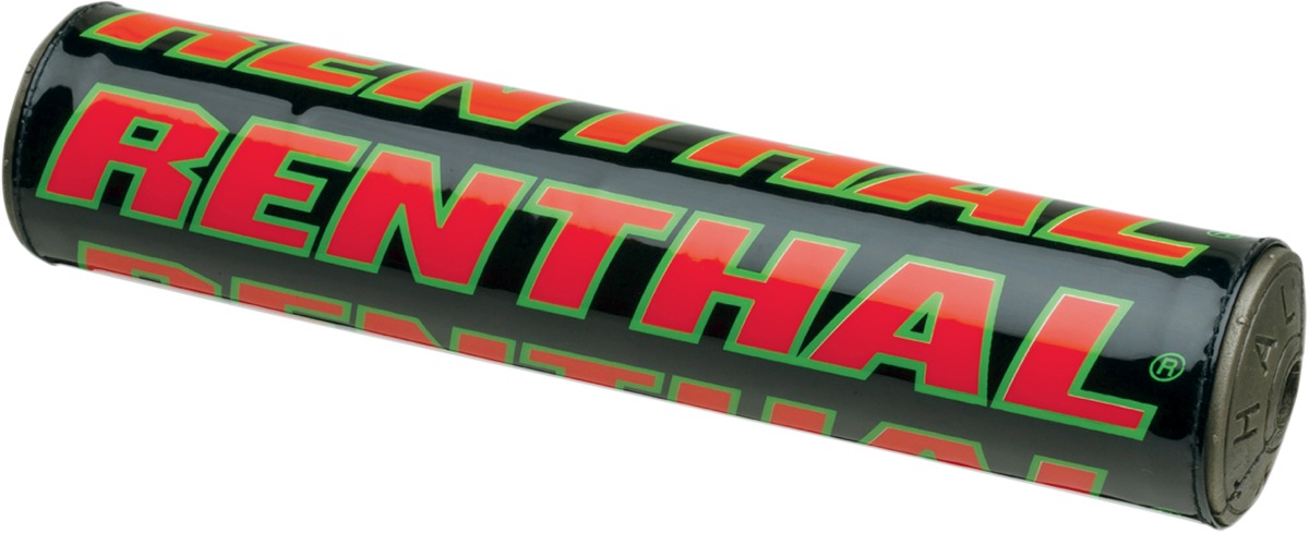 Renthal 9.5" Team Issue SX Crossbar Pad Black/Red/Green - Click Image to Close