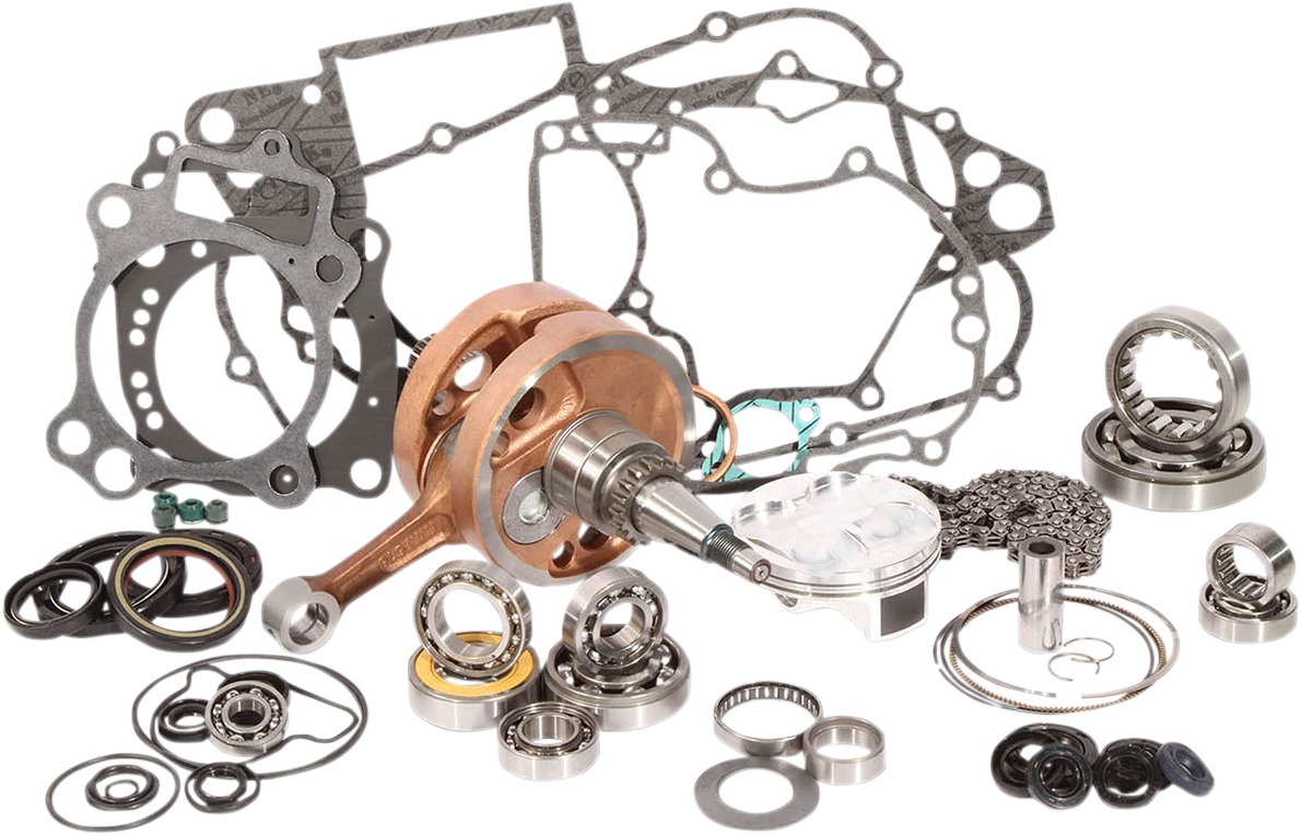 Engine Rebuild Kit w/ Crank, Piston Kit, Bearings, Gaskets & Seals - For 02-04 CR250R - Click Image to Close
