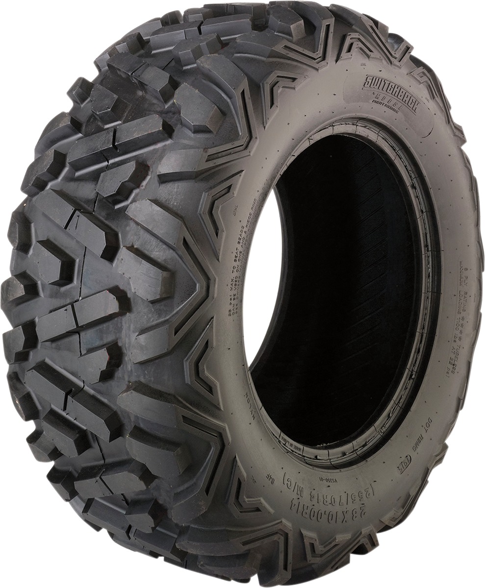 Switchback 8 Ply Front or Rear Tire 30 x 10-14 - Click Image to Close