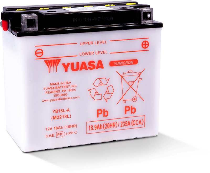Yuasa YB18L-A Yumicron 12V Battery - Click Image to Close
