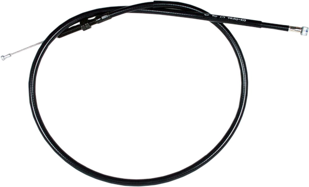 Black Vinyl Clutch Cable - Kawasaki ZX6R ZX9R - Click Image to Close