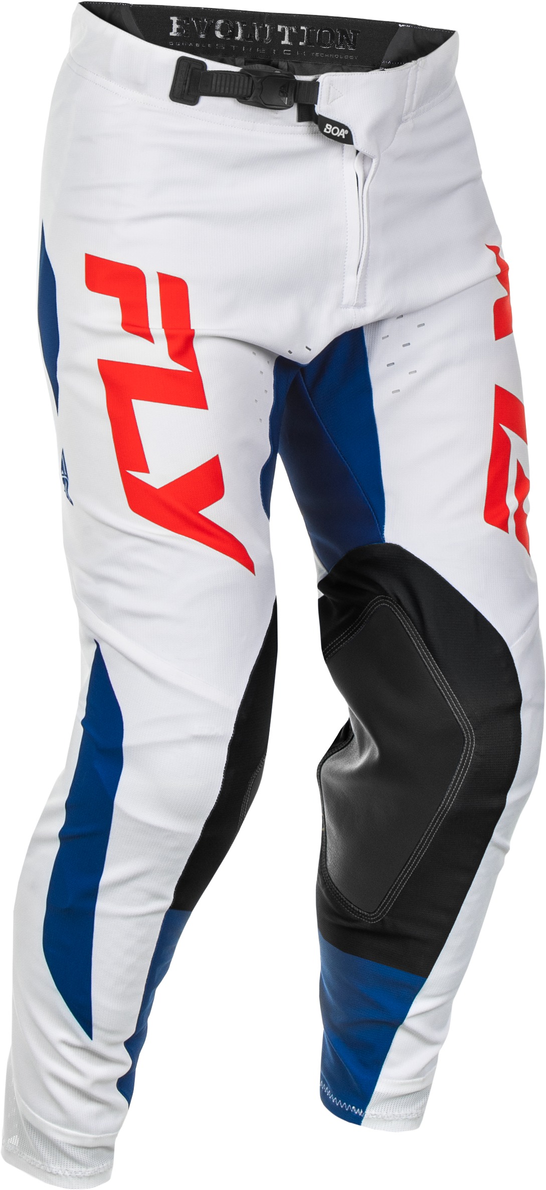 Fly Racing Evolution DST Pants Red/White/Blue Size 34 - Offroad performance pants in Red/White/Blue, size 34 - Click Image to Close