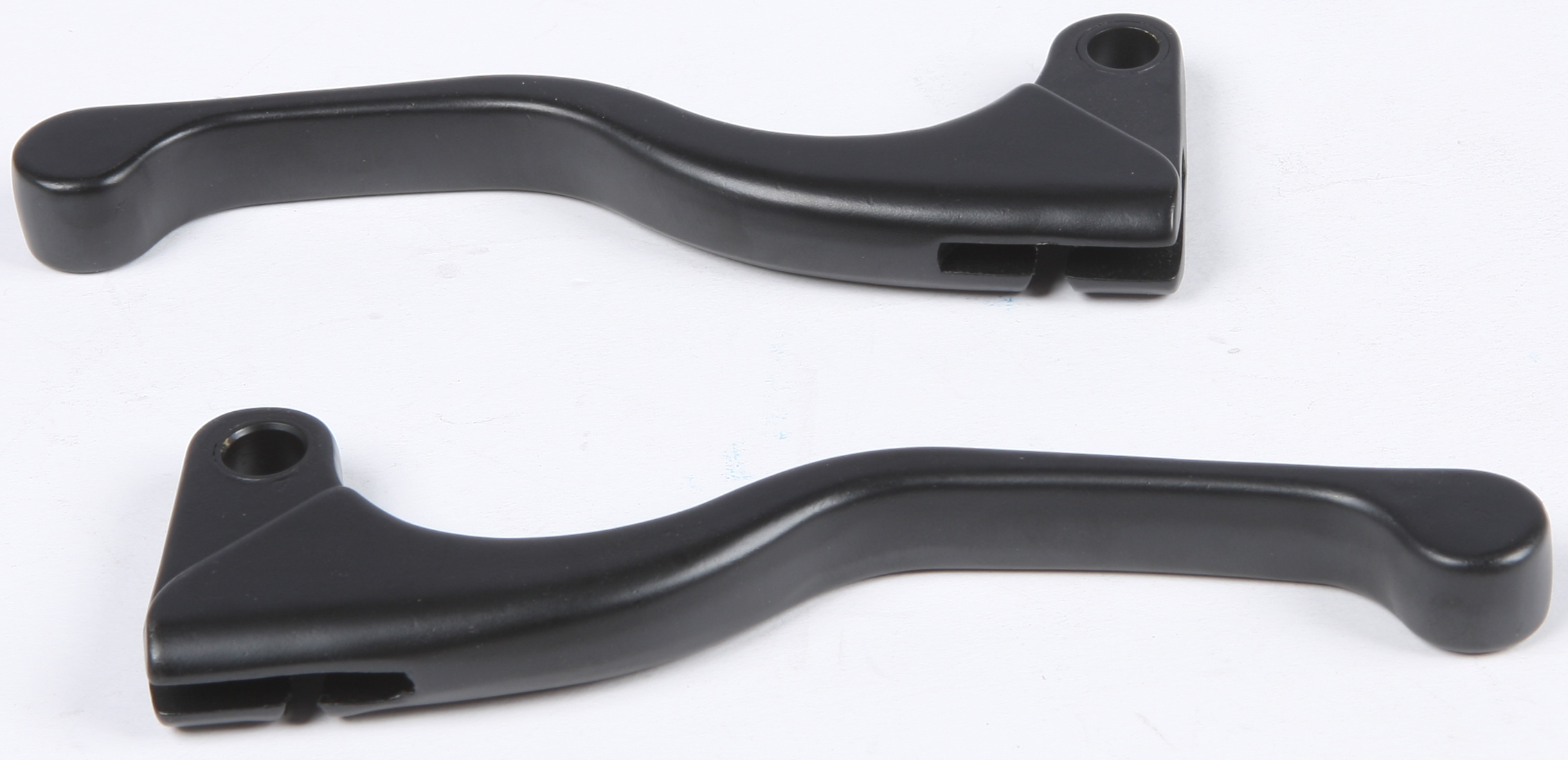 Black Alloy Lever Set Fits Honda, Kawasaki, Suzuki, Yamaha Early Style Cables - Click Image to Close