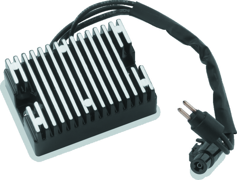 TwinPower Voltage Regulator Black 94-03 XL Replaces HD 74523-94 - Voltage regulator for 1994-2003 XL Harley models - Click Image to Close