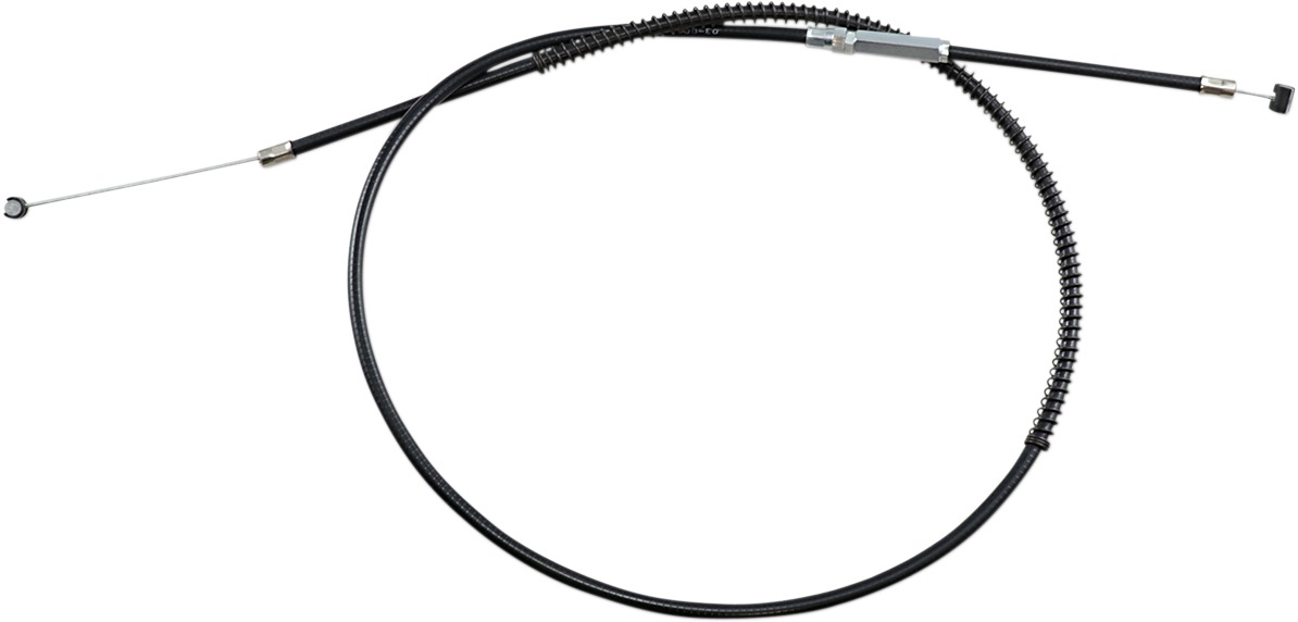 Black Vinyl Clutch Cable - Kawasaki KX250 KX500 - Click Image to Close