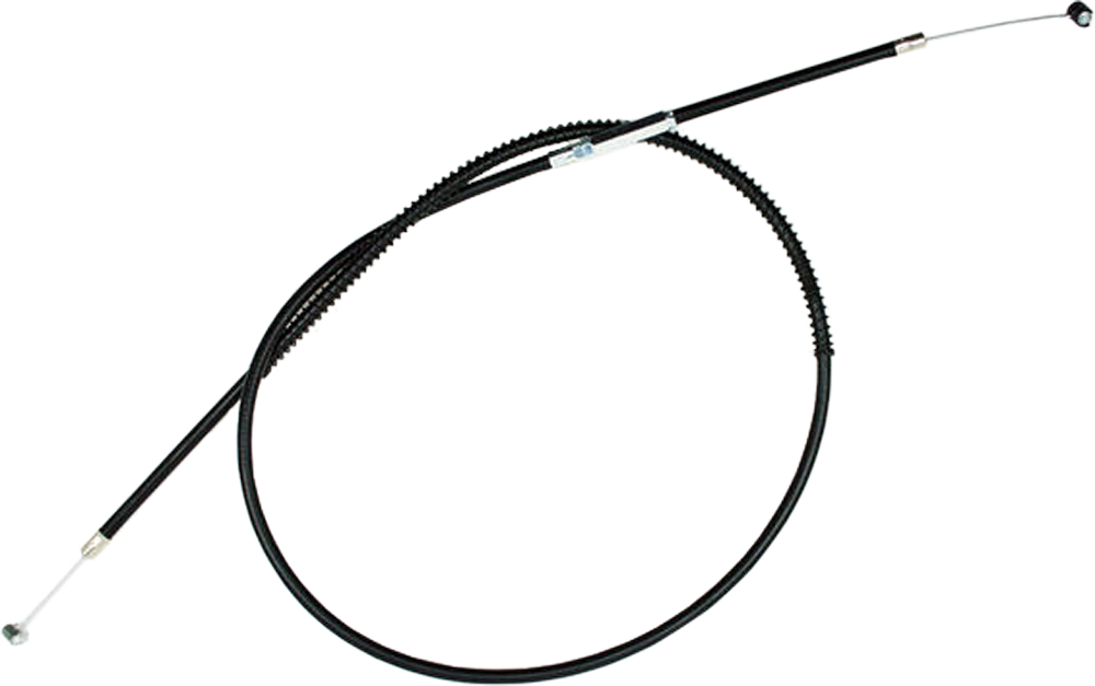 Black Vinyl Clutch Cable - Kawasaki KX250 KX500 - Click Image to Close