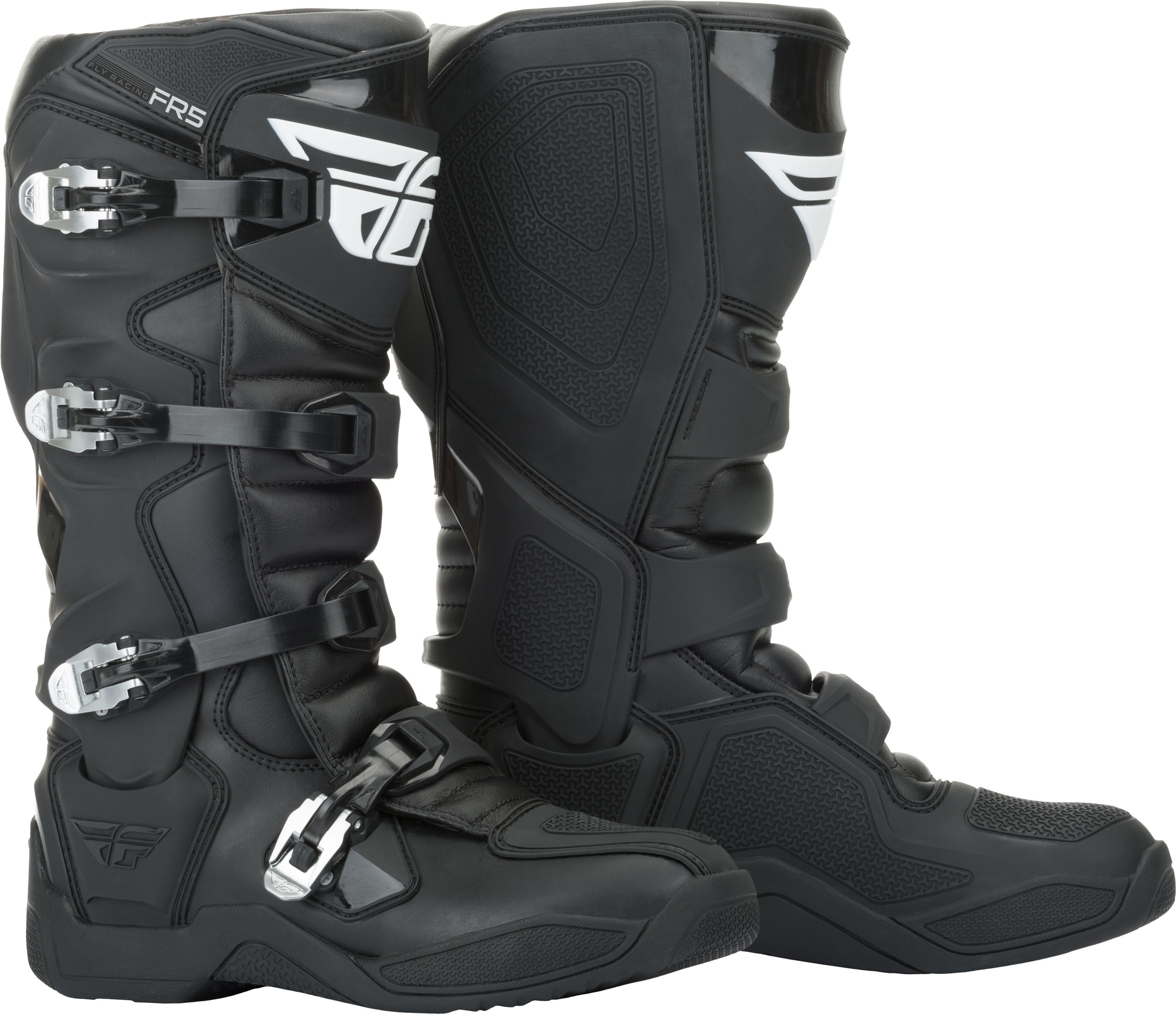 FR5 Off-Road Boots Black US 10 - Click Image to Close