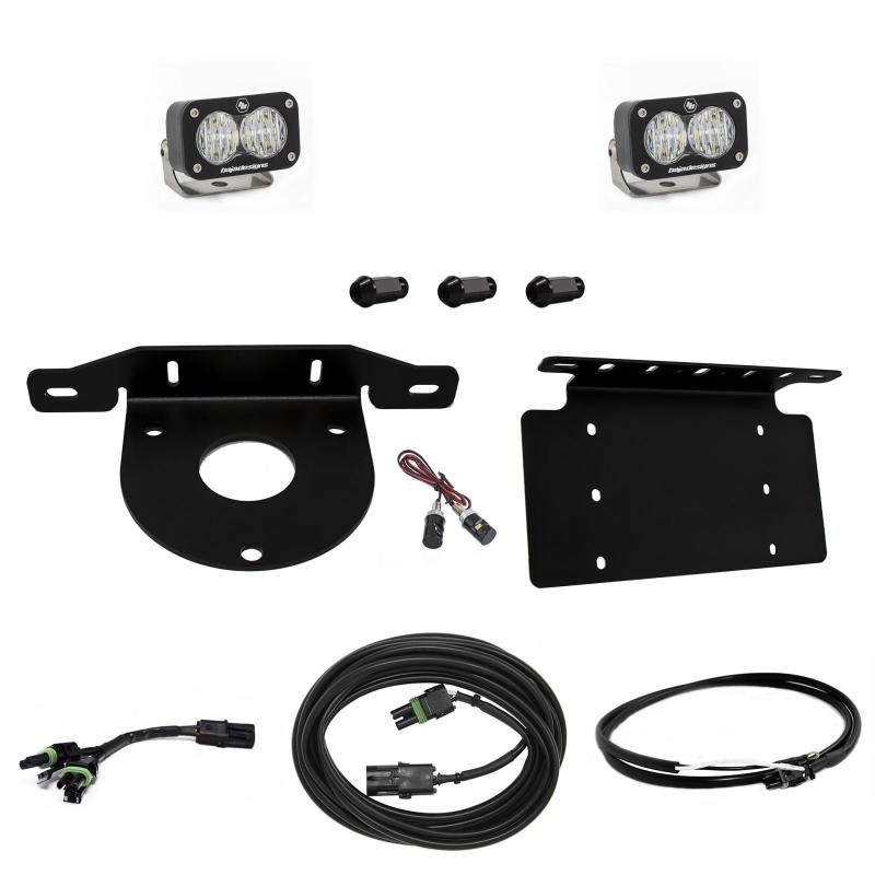 Baja Designs Dual S2 Sport Reverse Kit w/ License Plate Fits 2021+ Ford Bronco - Click Image to Close