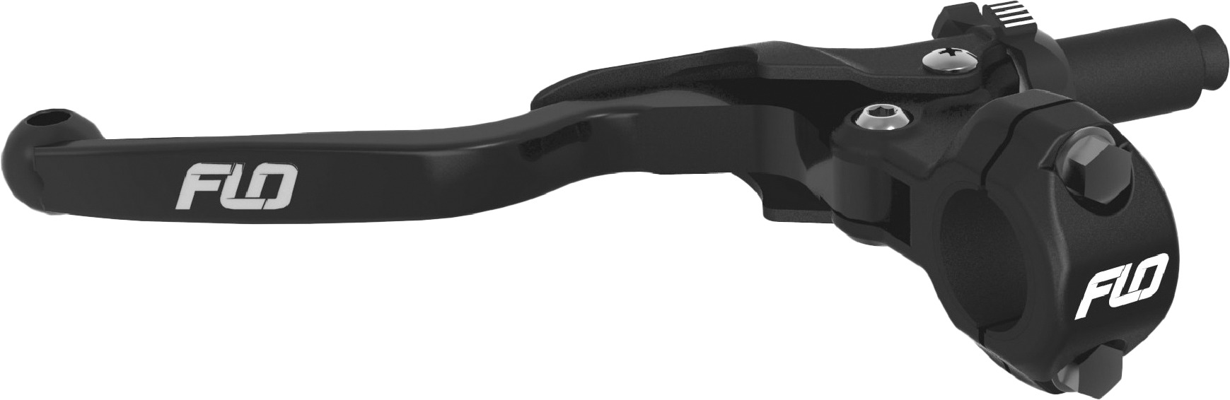 FLO Motorsports Works Clutch Assembly Black - On the fly adjustable clutch lever, Black - Click Image to Close