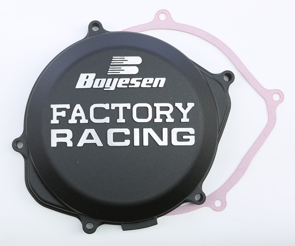 Black Factory Racing Clutch Cover - 09-16 Honda CRF450R - Click Image to Close