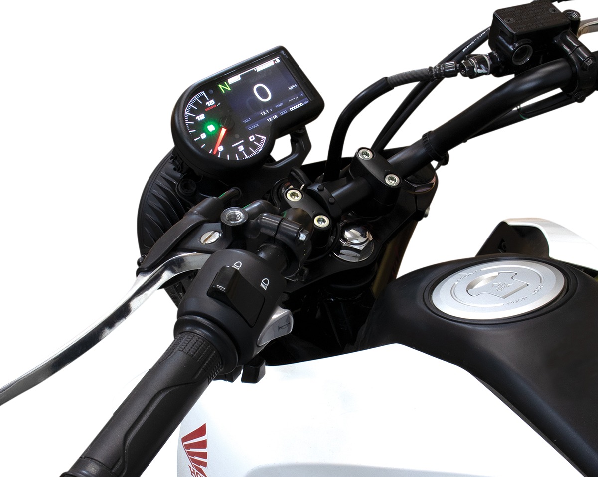 RX-3 GP Style TFT Multifunction Gauge - Speedo, Tach, Fuel, & More - Click Image to Close