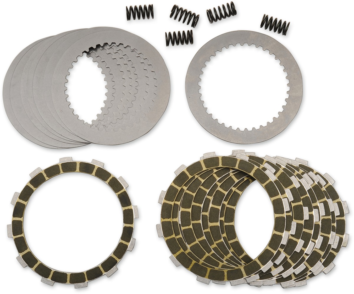 Complete Clutch Kit - Aramid Frictions w/ Steels & Springs - for 98-09 Suzuki VL1500 Intruder / C90 Boulevard - Click Image to Close