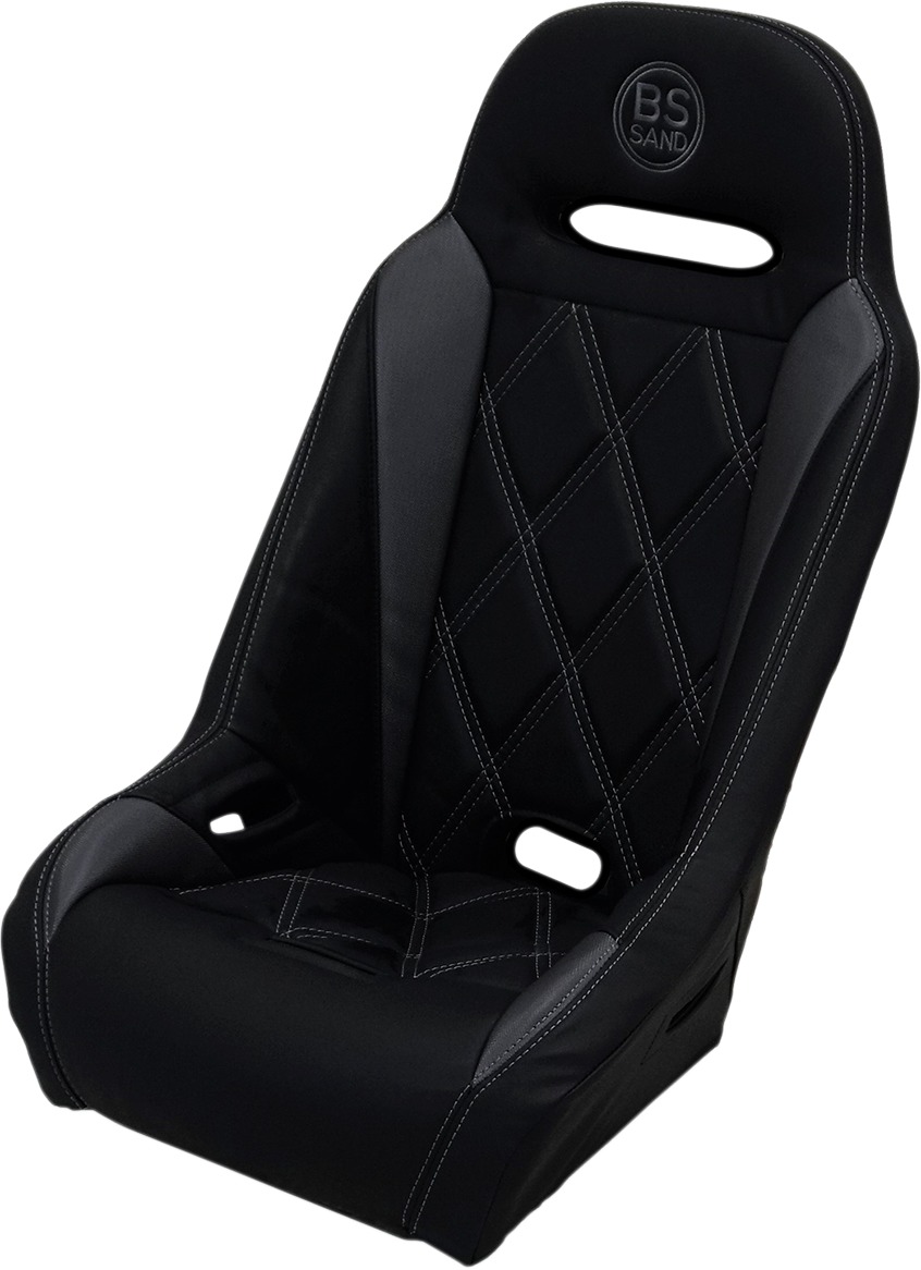 Extreme Diamond Bucket Seat Black/Gray - For Polaris RZR 900 /Turbo - Click Image to Close