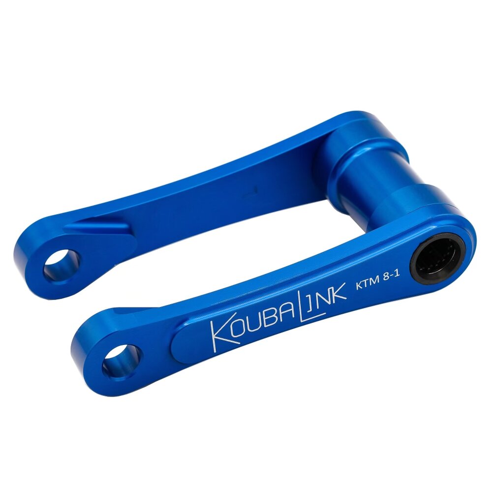 Blue 1" - 1.25" Lowering Link - Lowers Rear Suspension 1 to 1.25 Inches - For 08+ KTM & Husqvarna 690 / 701 Enduro & SM - Click Image to Close
