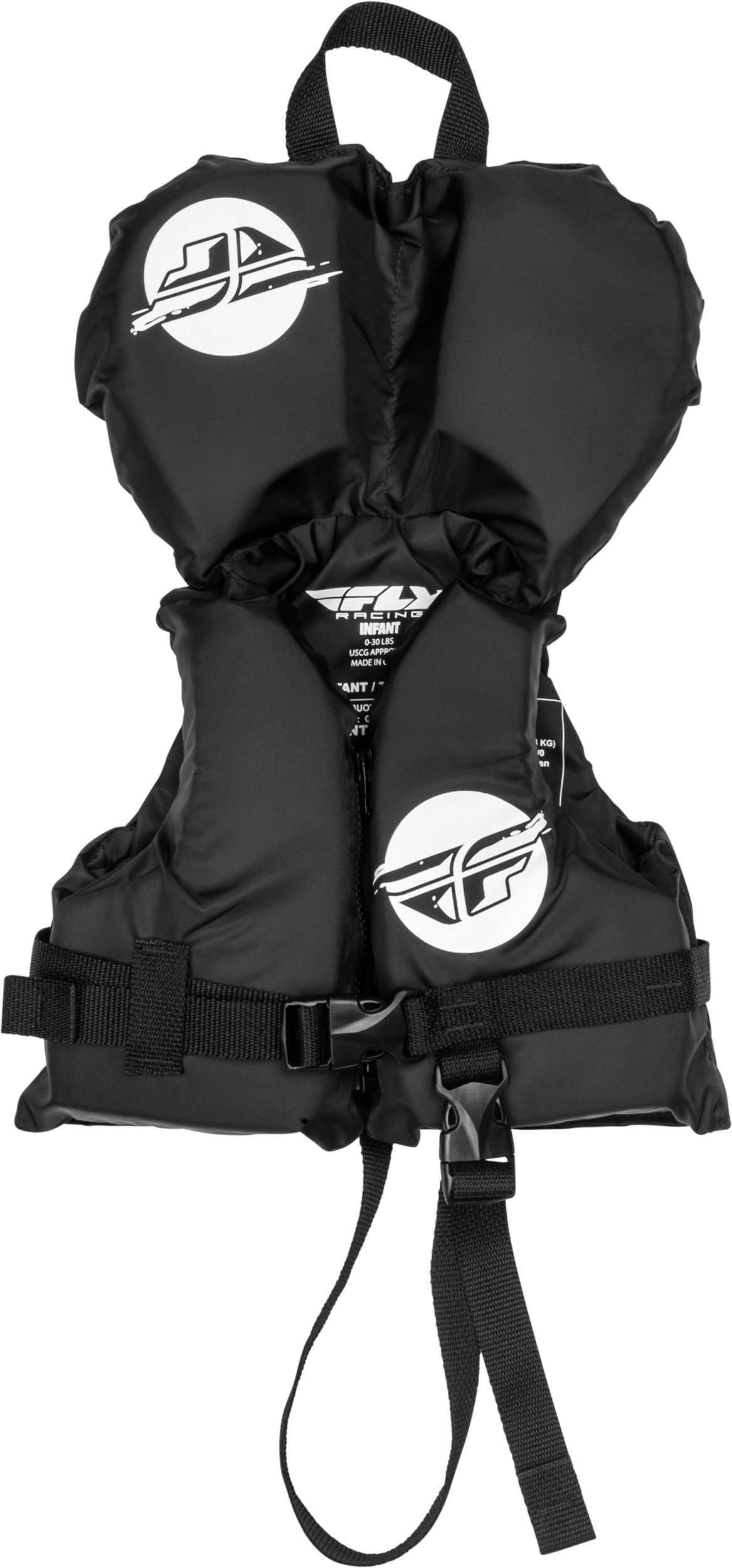 Fly Racing Infant Flotation Vest Black/White Unisex - Infant flotation vest, black/white, unisex - Click Image to Close