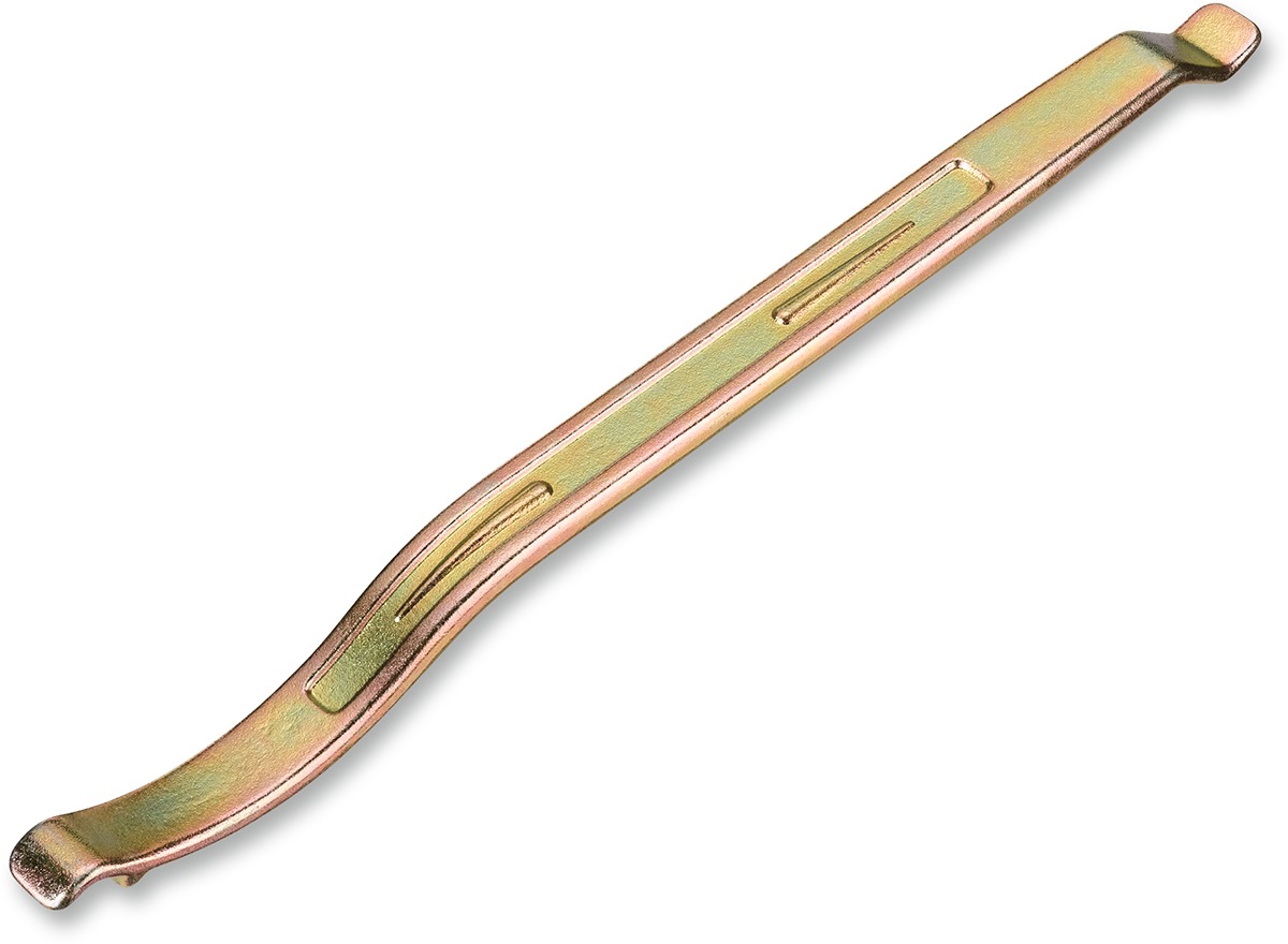 Moose Offroad Professional Tire Iron 13.5 Inch Yellow Zinc - Tire iron with rim stop, 13.5 in, yellow zinc finish - Click Image to Close