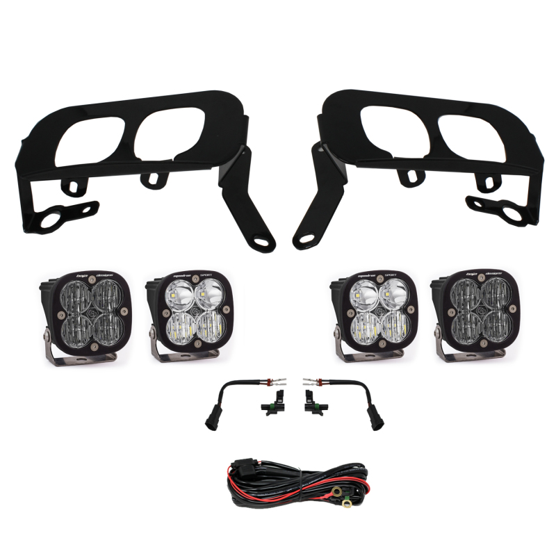Baja Designs White Fog Pocket Kit - Amber Fits 14-15 Silverado 1500 - Click Image to Close