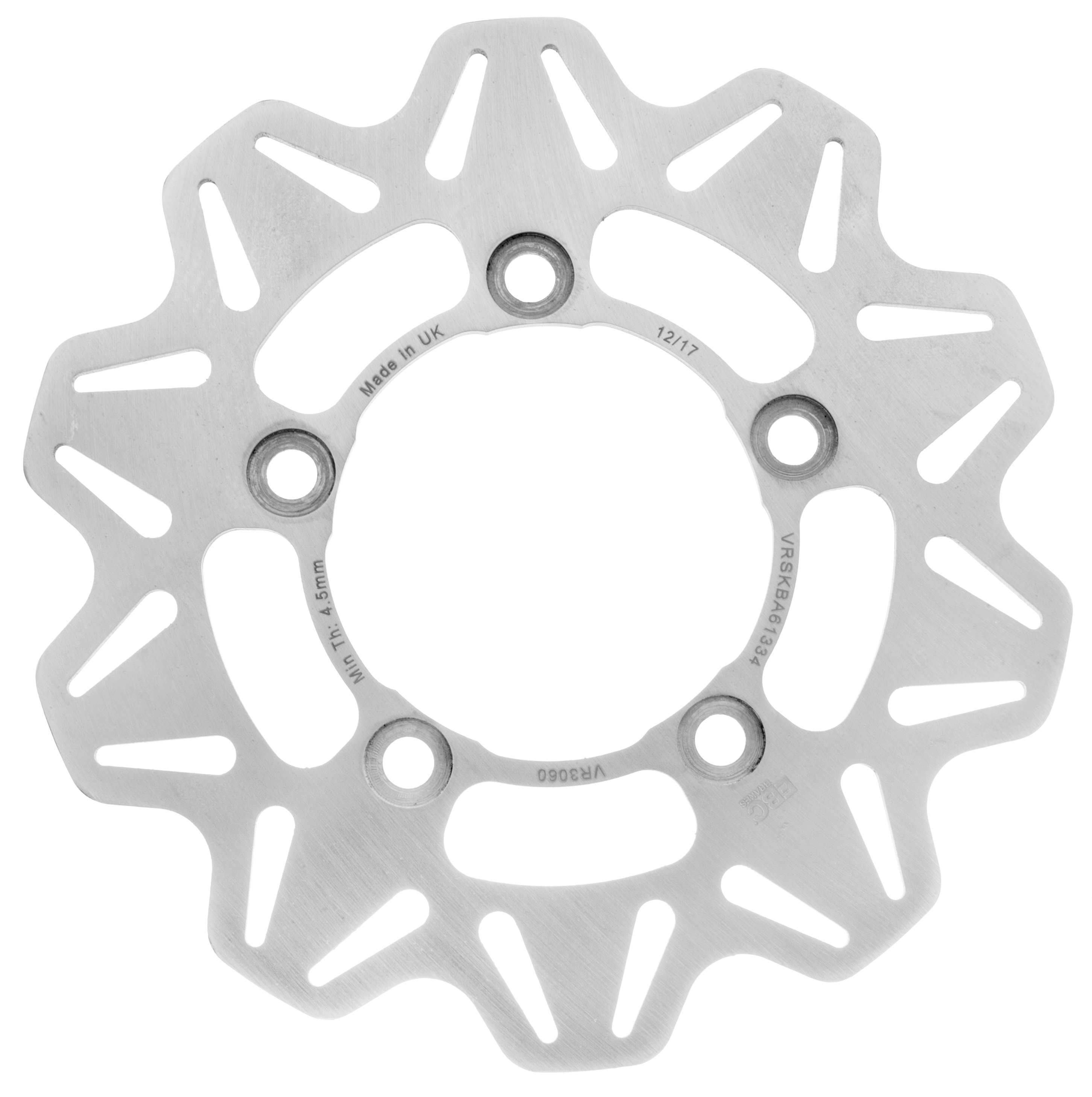 VEE Style Rear Brake Rotor - Solid - Click Image to Close