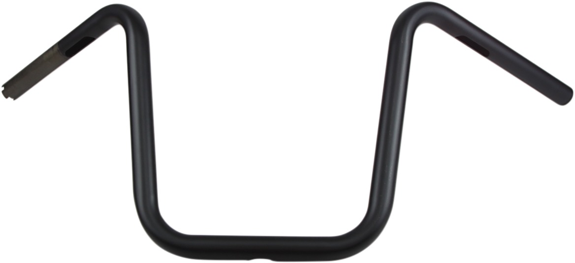 Drag Specialties 1in Narrow Ape Hanger Handlebar Black Flat - 1in steel narrow ape hanger handlebar, black flat finish - Click Image to Close