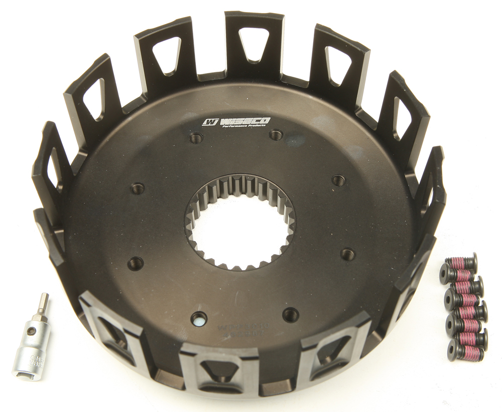 Precision Forged Clutch Basket - For 92-05 Kawasaki KX250 - Click Image to Close