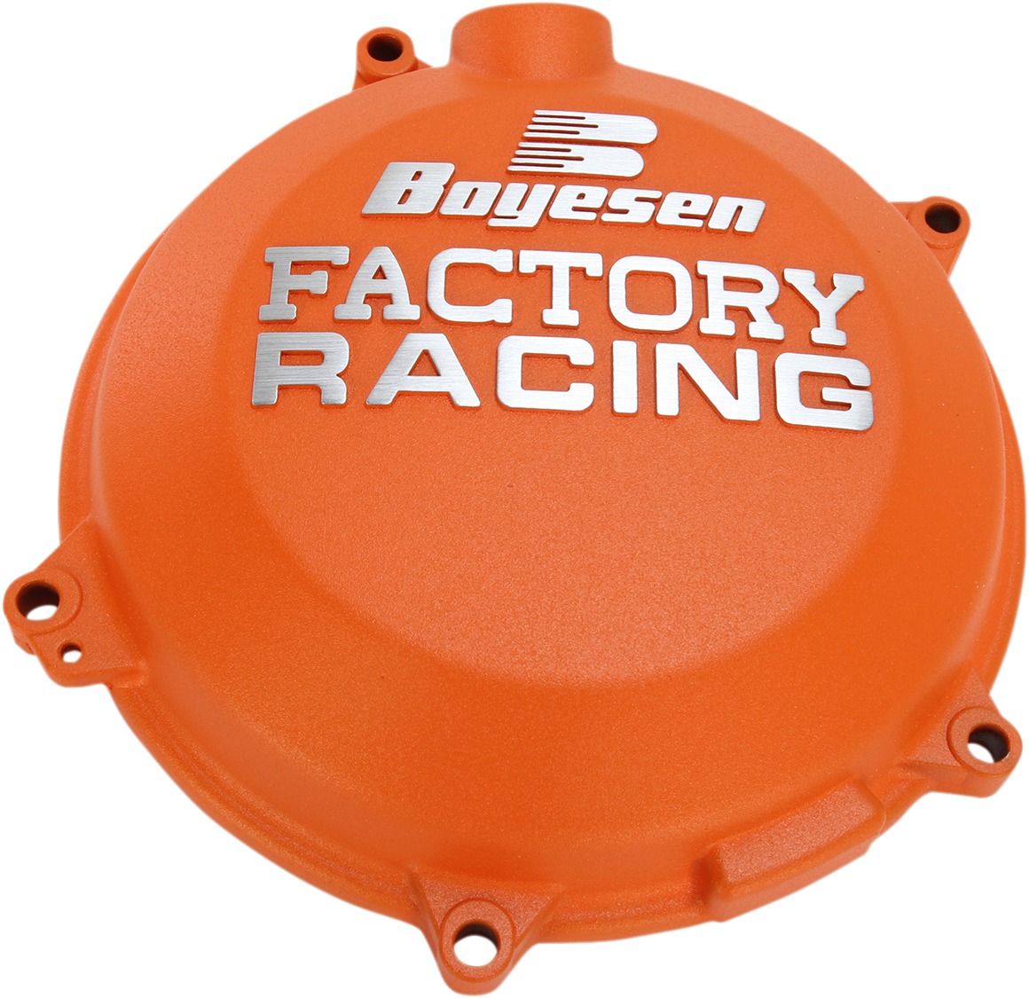 Factory Racing Clutch Cover Orange - For 16-18 Husqv KTM 450/500 - Click Image to Close