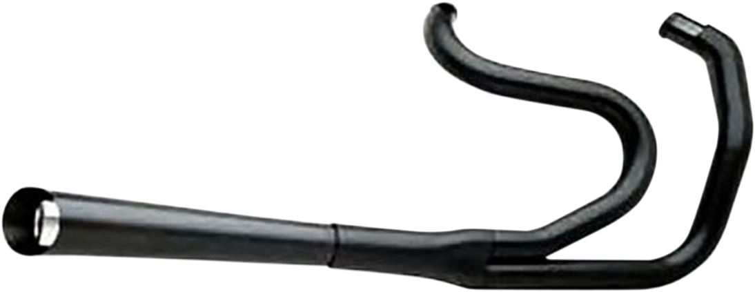 Supermeg 2-1 Black Exhaust System - For 07-11 Harley Davidson Softail - Click Image to Close