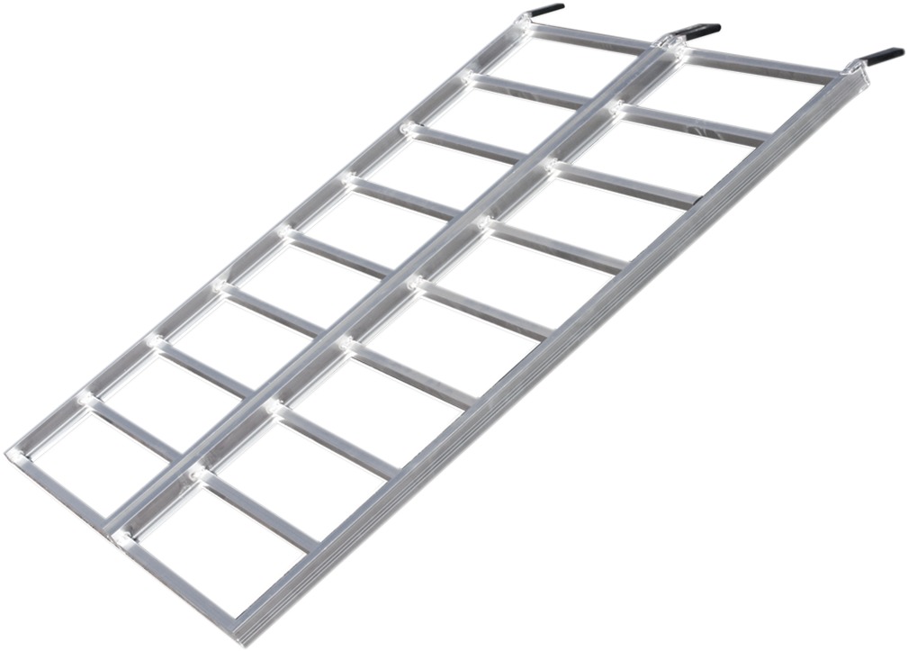 Bi Fold Loading Ramp - 48x69 - 69" Long, 48" Wide, Folds to 25" - 1250 Lbs capacity, weighs only 20 lbs. - Click Image to Close