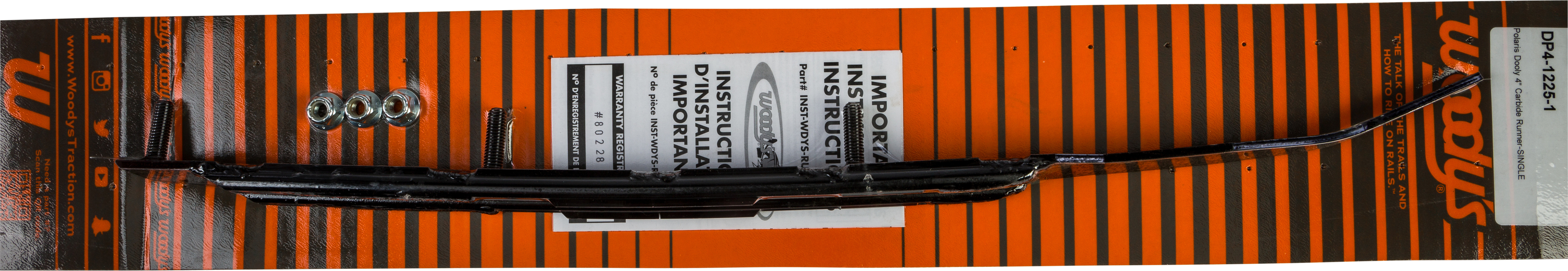 4" Dooly Carbide Runner - Click Image to Close