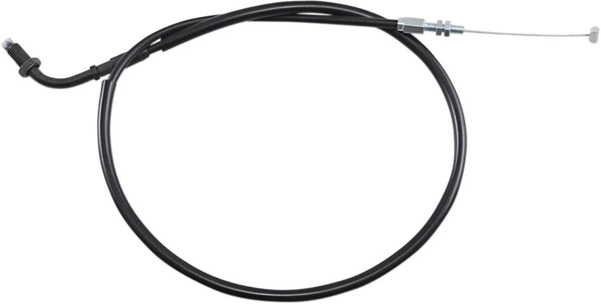 Black Vinyl Throttle Cable - Honda CB VT - Click Image to Close
