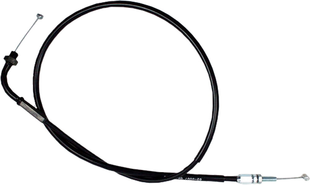 Black Vinyl Throttle Cable - Honda CB VT - Click Image to Close