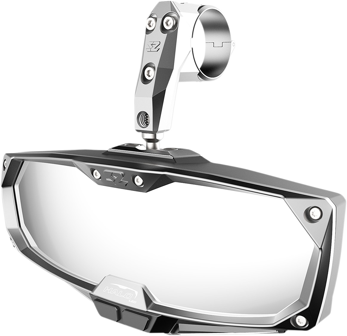 Seizmik Halo-RA LED Rear View Mirror 2.0" Cast Aluminum Bezel - Click Image to Close