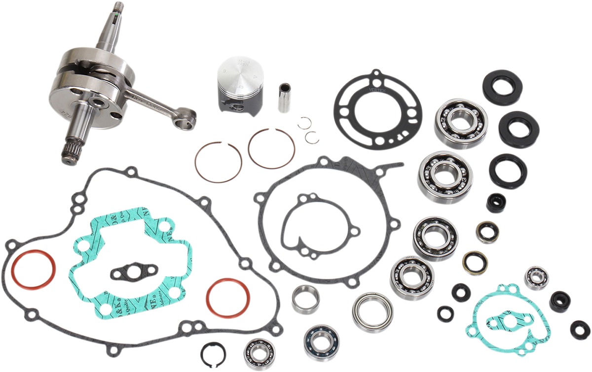 Engine Rebuild Kit w/ Crank, Piston Kit, Bearings, Gaskets & Seals - 2006 RMZ250 - Click Image to Close