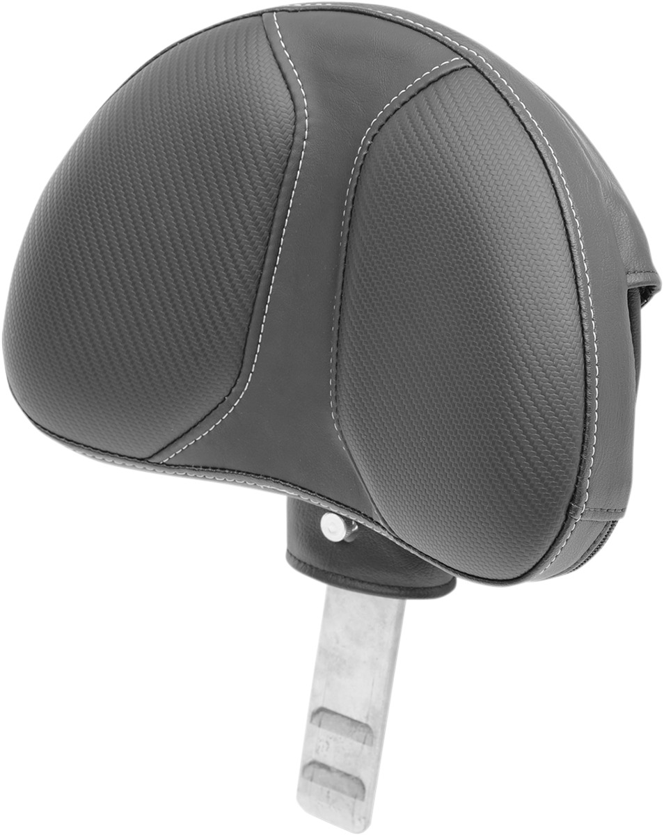 Saddlemen Dominator Driver Backrest Black For Harley-Davidson - Adjustable backrest for select Harley-Davidson models - Click Image to Close