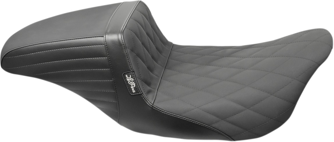 Kickflip Diamond Gripp Tape Seat - Black - For Harley FLH FLT - Click Image to Close