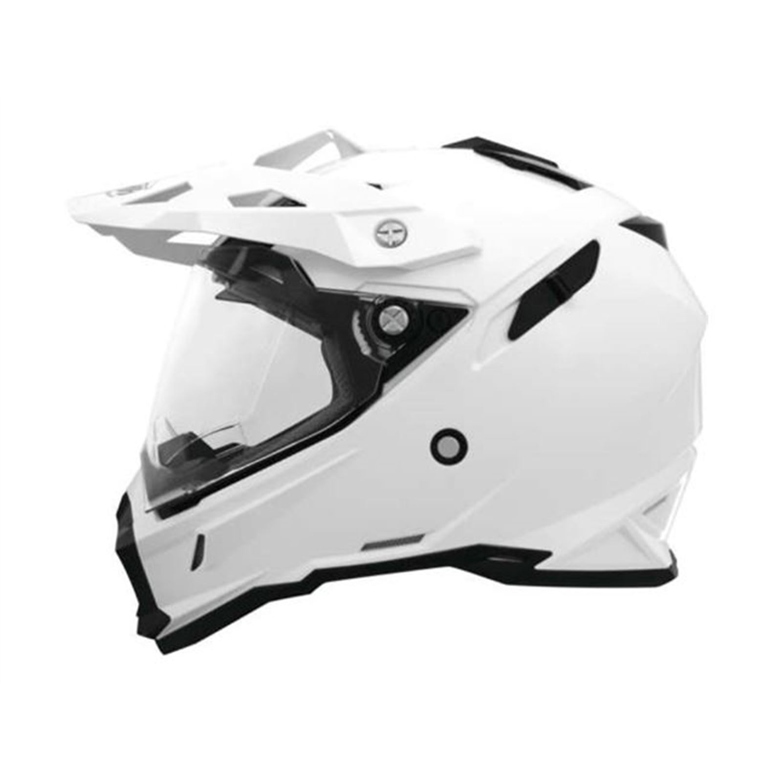 THH TX-28 Dual Sport Full Face Helmet White Large - Click Image to Close
