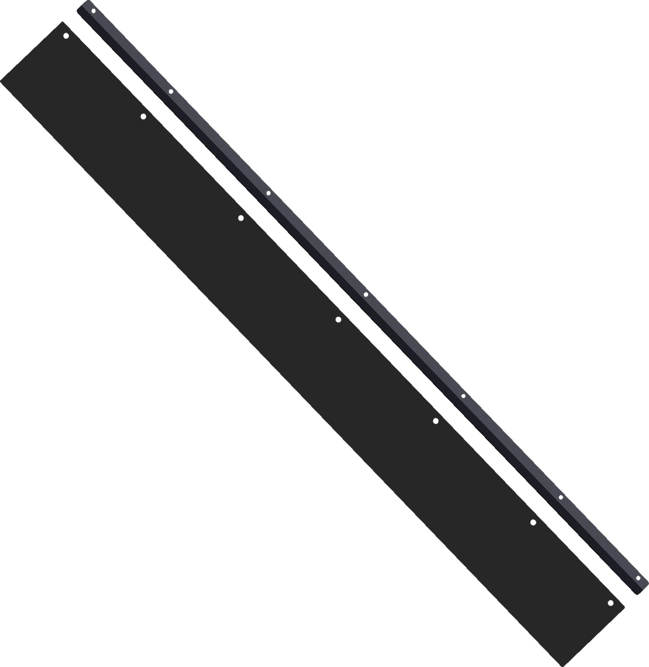 KFI 60" Plow Flap Kit Adjustable Snow Flap Edge Strip - Click Image to Close