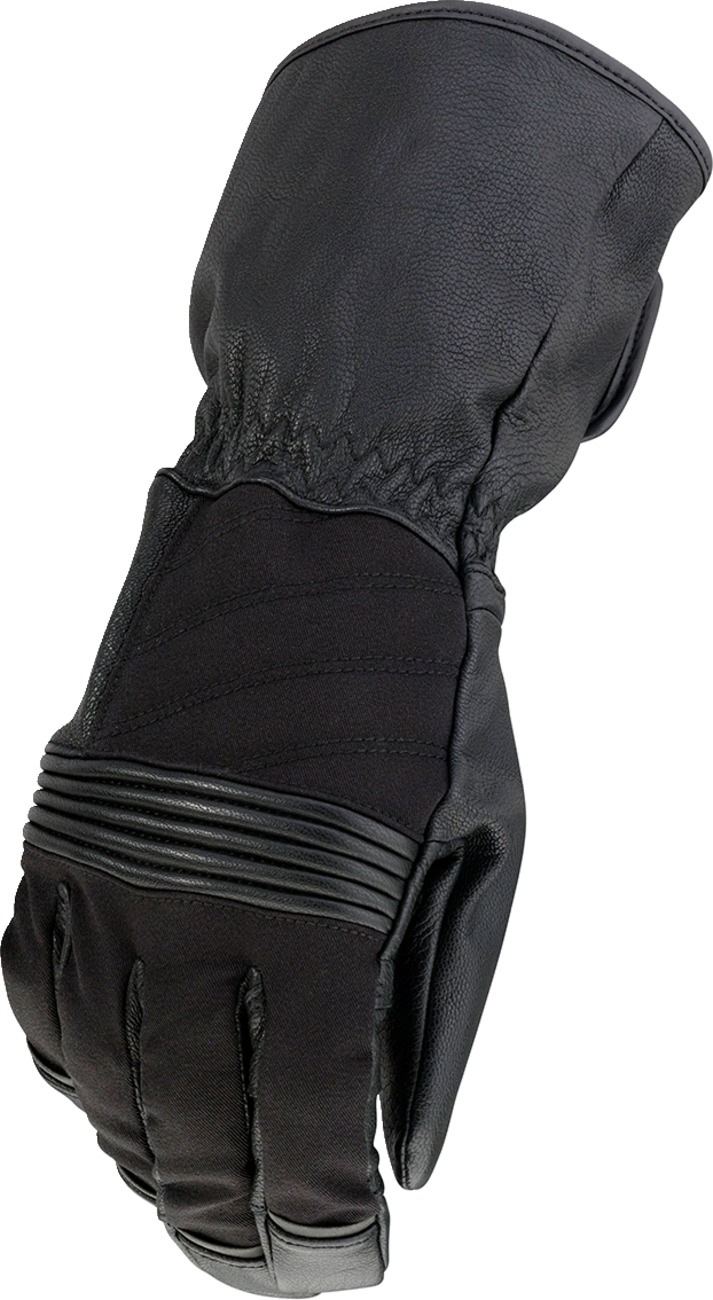Z1R Recoil 2 Gloves Black Medium Men's - Waterproof leather sport riding gloves for men, size M - Click Image to Close