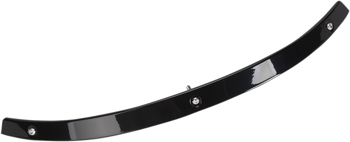 Smooth Windshield Trim - Black - For 14-19 HD FLH - Click Image to Close