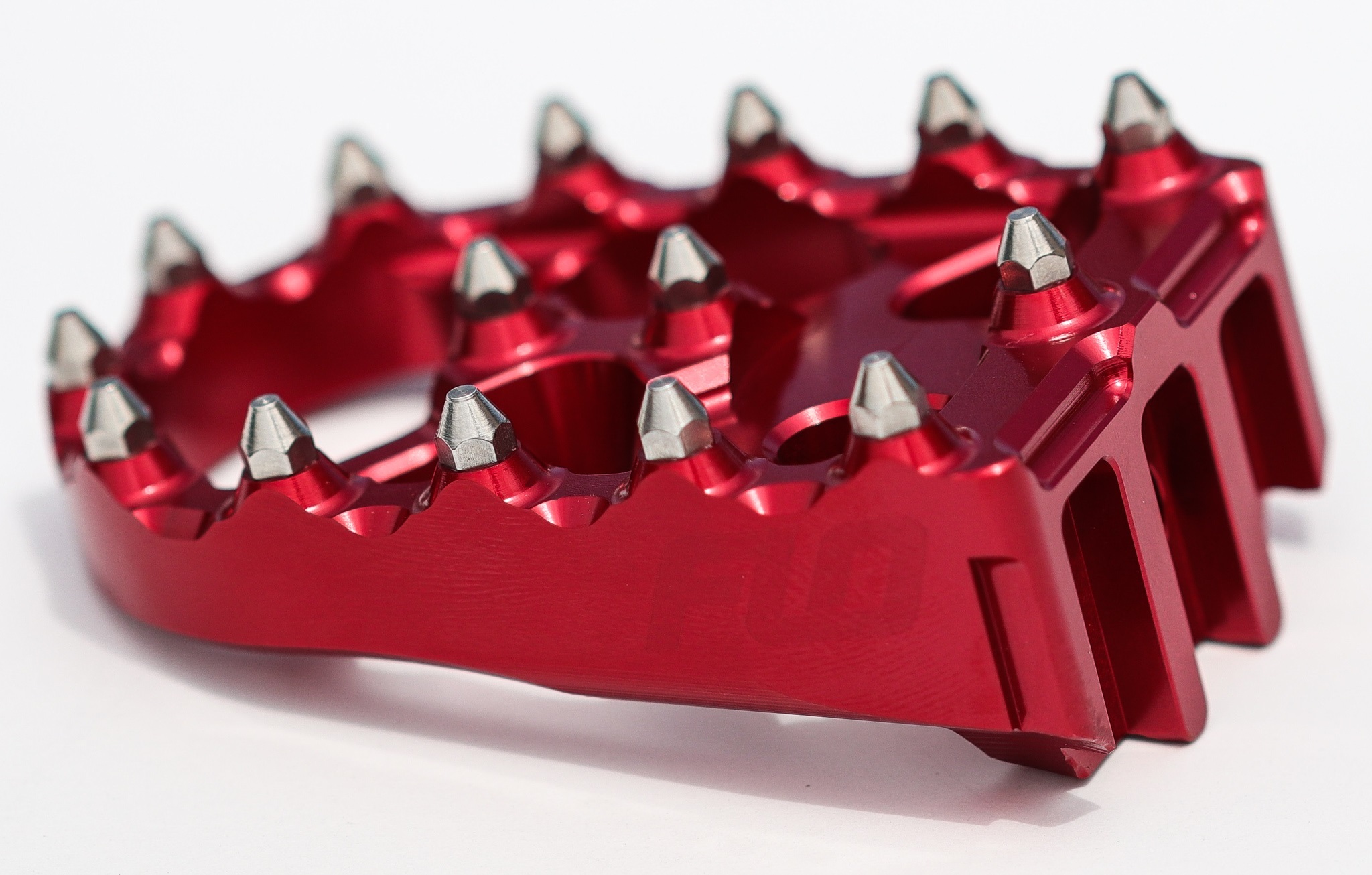 FLO Motorsports Touring Brake Pedal Tip Red For Harley Touring Models - Red brake pedal tip For Harley Touring models - Click Image to Close