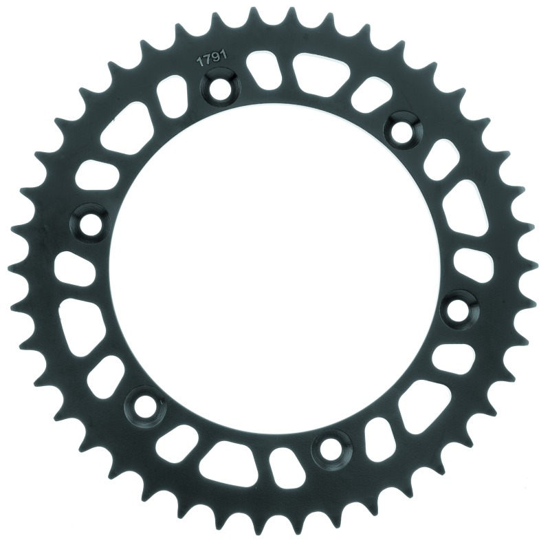 BikeMaster Rear Steel Sprocket 525 42T Black For Suzuki - 525 pitch, 42 tooth, black steel sprocket For Suzuki - Click Image to Close