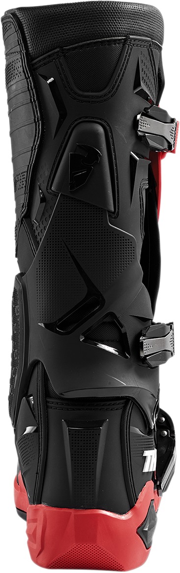 Radial Dirt Bike Boots - Black & Red Men's Size 7 - Click Image to Close