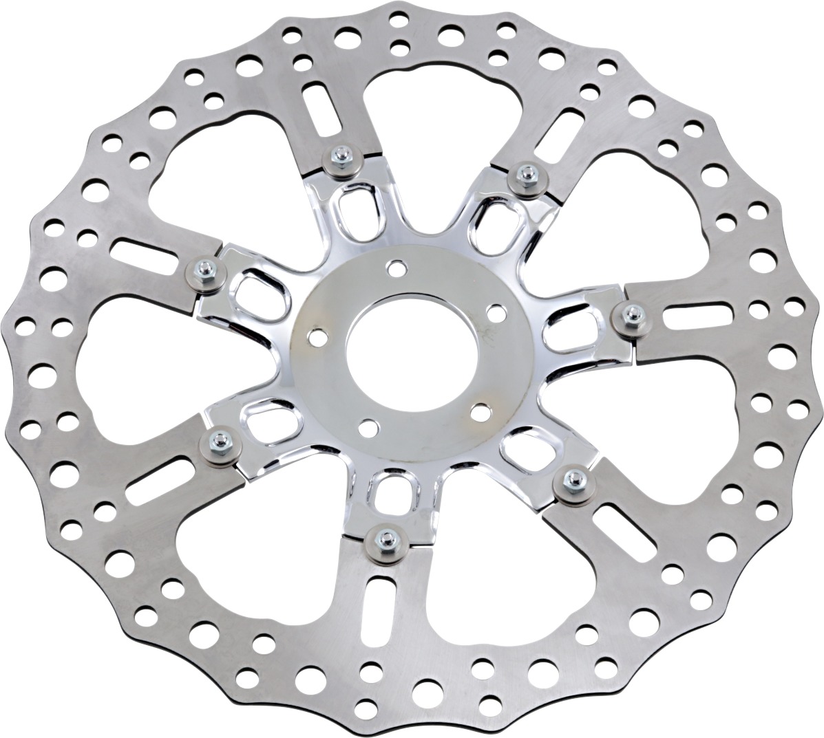 7-Valve Contour Floating Front Brake Rotor 356mm - For Harley - Click Image to Close