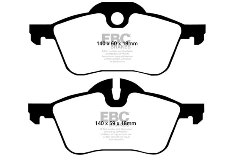 Yellowstuff Front Brake Pads - For 02-03 Mini Hardtop 1.6 - Click Image to Close