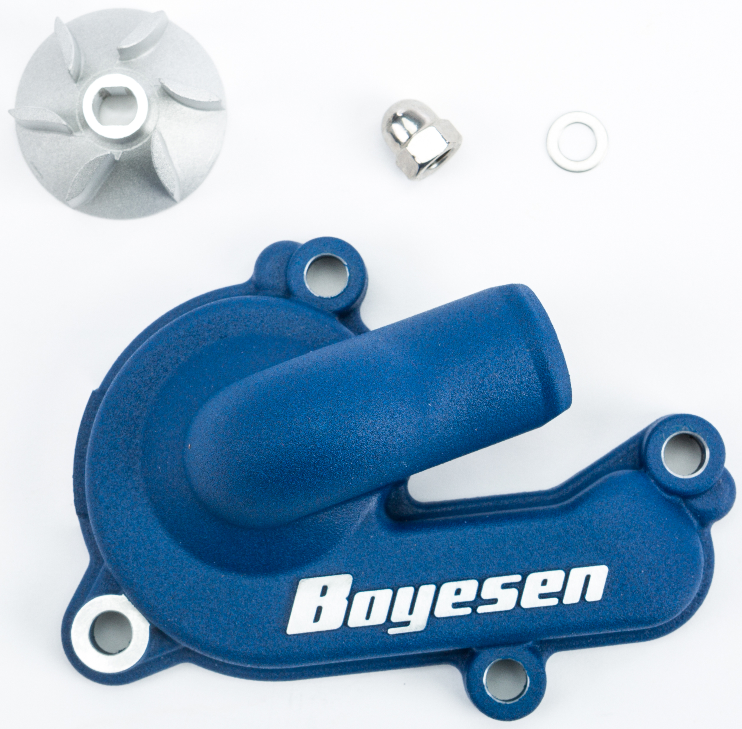 Waterpump Cover Impeller Kit Blue - 16-19 Husqvarna KTM 250/350 - Click Image to Close