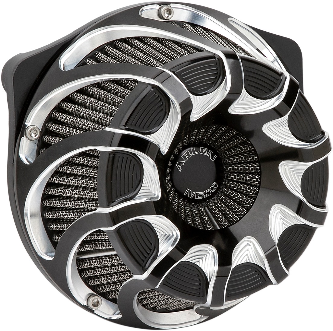 Arlen Ness Drift Inverted Air Cleaner Kit - Contrast Cut - Click Image to Close