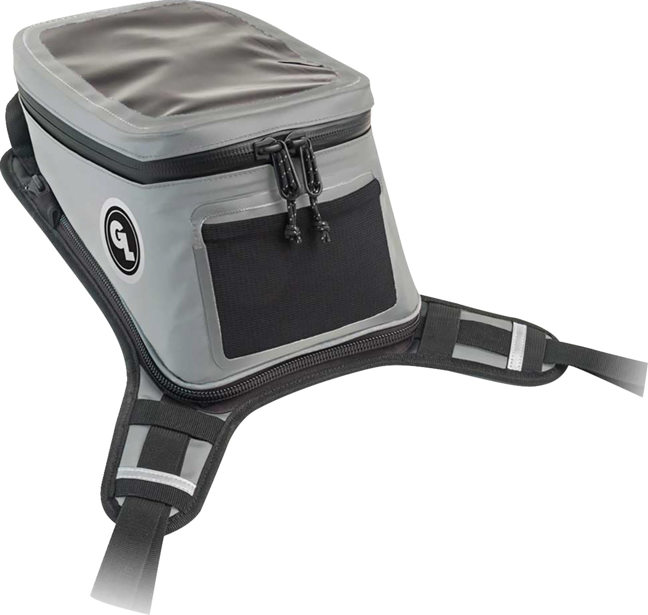 Giant Loop Diablo Tank Bag 6L Gray - 6L waterproof tank bag, universal fit, Gray - Click Image to Close