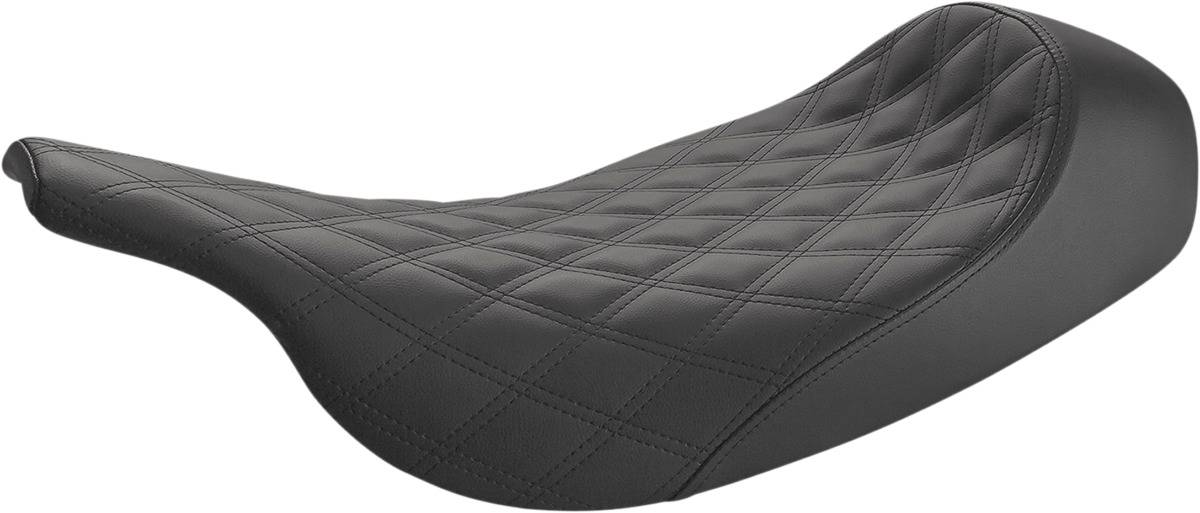 Renegade Solo Seat Lattice Stitched Black - for 97-07 Harley Touring - Click Image to Close