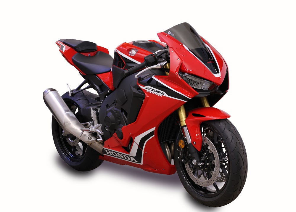 SR Windscreen - Dark Smoke - For 17-21 Honda CBR1000RR - Click Image to Close